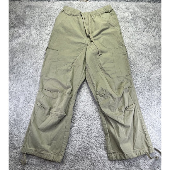 RSQ Other - RSQ Mens Large Cargo Pants 28x29 Khaki Sage Green Chino Loose Parachute Cargo‎